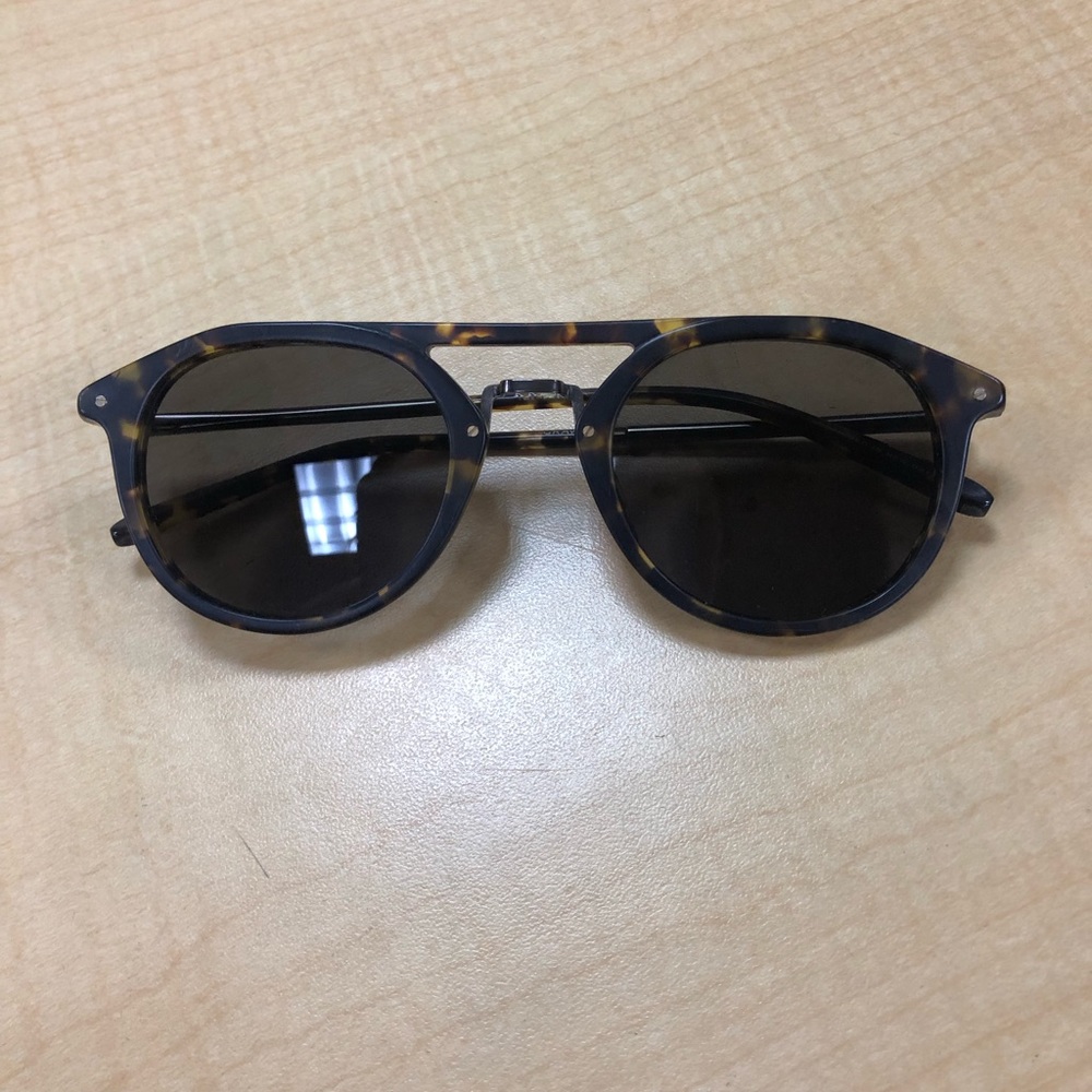 Krewe Gravier Matte Tortoise Sunglasses